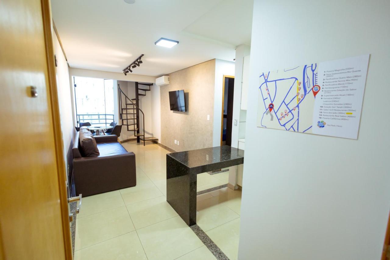 Thermas Paradise - Rio Quente- Duplex 3 Quartos Com Hidromassagem Exterior foto