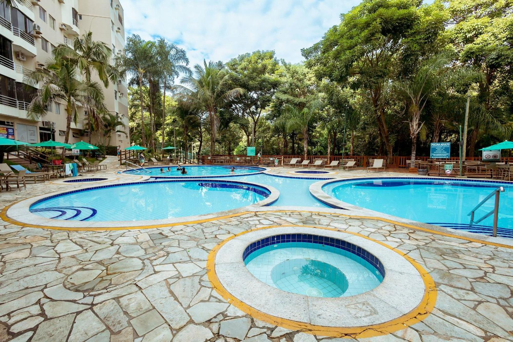 Thermas Paradise - Rio Quente- Duplex 3 Quartos Com Hidromassagem Exterior foto