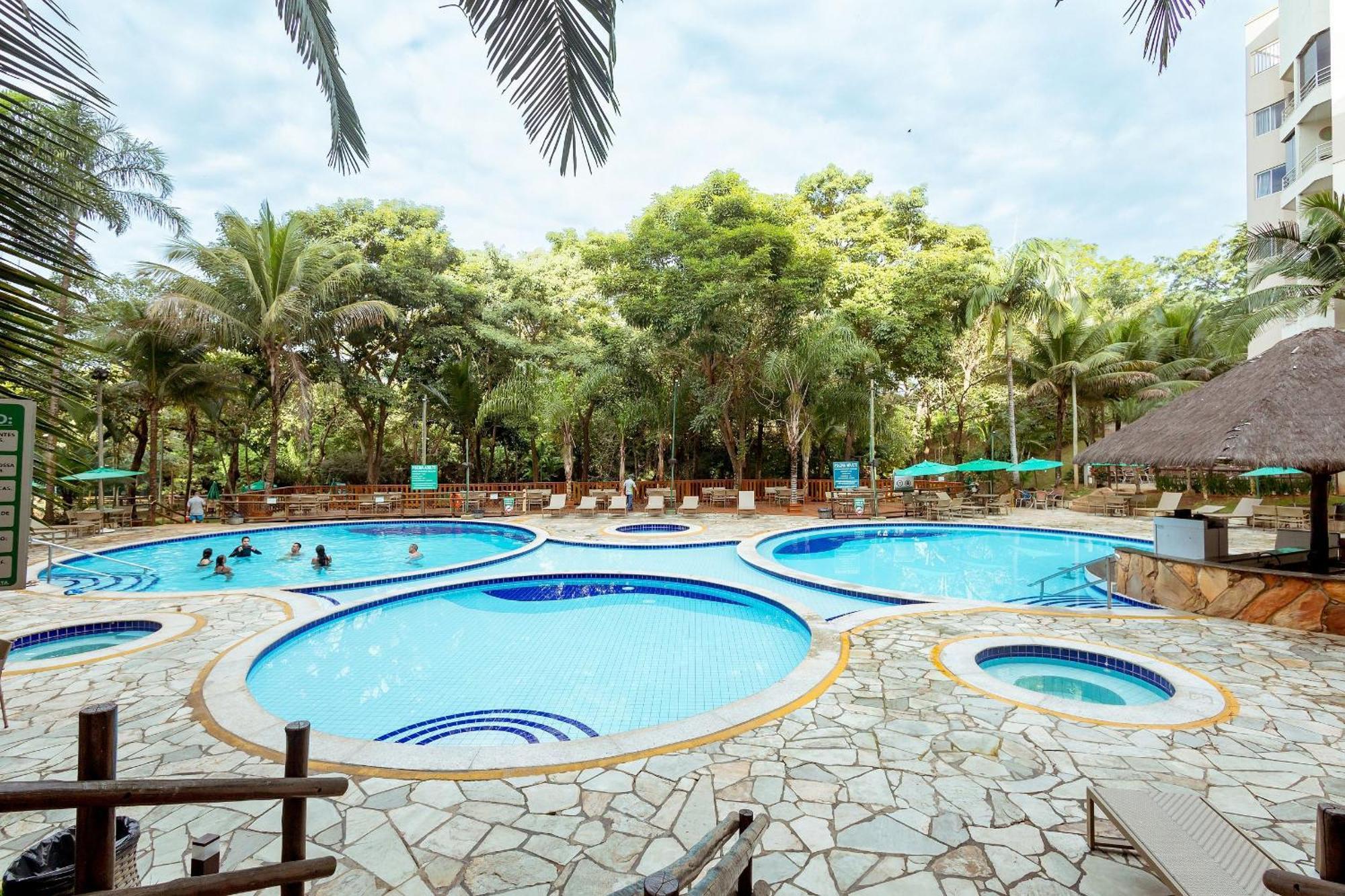 Thermas Paradise - Rio Quente- Duplex 3 Quartos Com Hidromassagem Exterior foto
